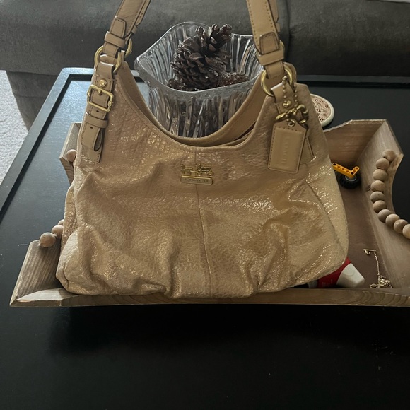 Coach gold, boho, shoulder/hand bag - Picture 2 of 2